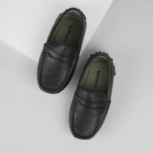 Boys Black Casual Loafers